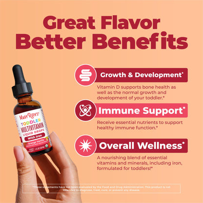 Vitamin - Liquid multivitamin by MaryRuth's, non-GMO, small bottlesVitamin - Liquid multivitamin by MaryRuth's, small bottles, non-GMO