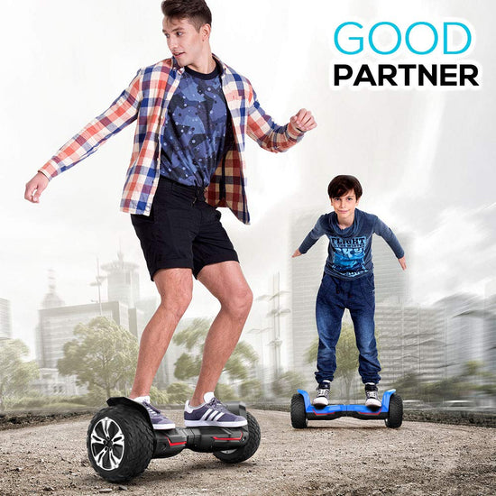 Gyroor Warrior self balancing electric vehicle with Bluetooth speakers and LED lights