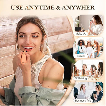 Silent Epilator for Women, 2-Speed Facial & Body Hair Remover, Smooth Glide Technology, for Face, Legs, Bikini & Arms