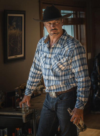 Shirt — Western brushed cotton flannel by Legendary Whitetails