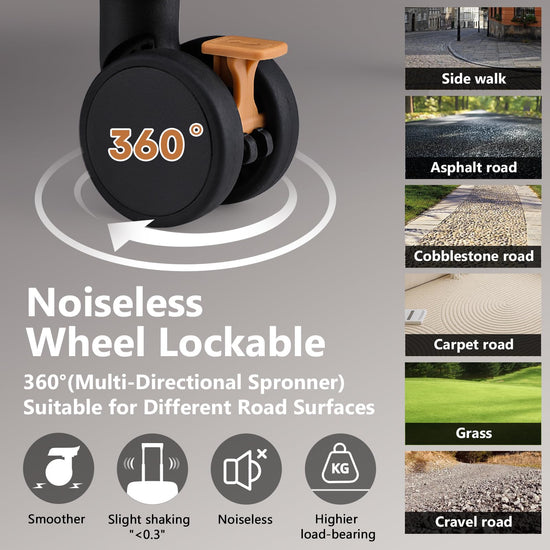 Joyway suitcase — Expandable with smart luggage cup holder and USB port