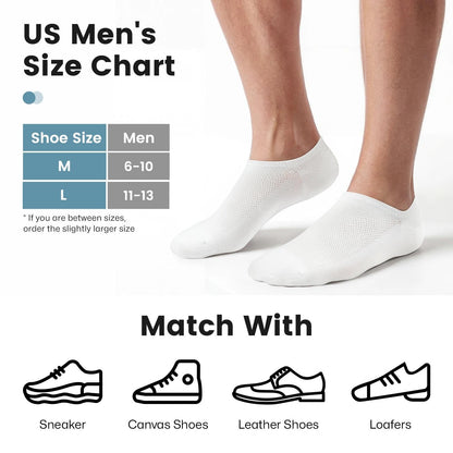 Wernies no show socks with non slip grips for men, low cut ankle casual cotton socks 6-13Wernies no show socks — low cut ankle socks with non slip grips for men 6-13