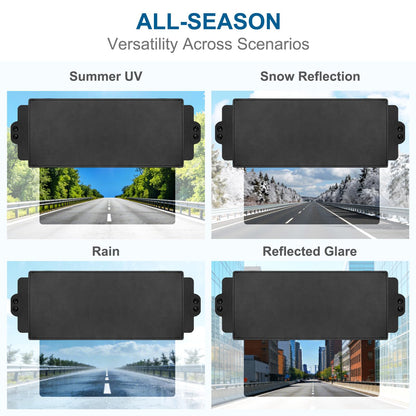 Veharvim vehicle interior shade — polarized UV400 lens for safe driving