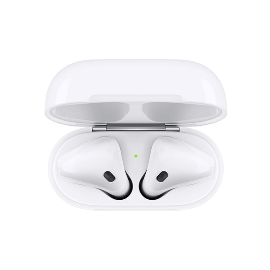 Apple AirPods 2nd generation wireless headphones with lightning charging case