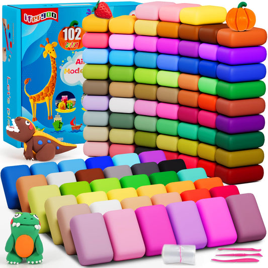Sculpting material — Safe and non-toxic air dry clay for kids 3-12 years old