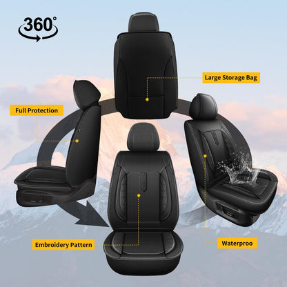 AOMSAZTO vehicle seat cover — Luxury faux leather, waterproof, custom fit for Ford Ranger 2019-2026