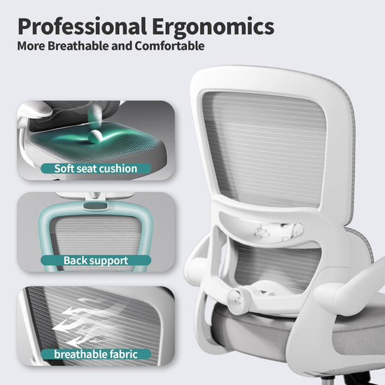 TRALT office chair — ergonomic chair with adjustable lumbar support