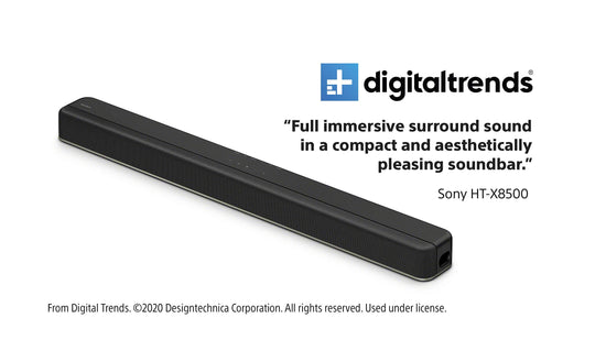 Speakers — Sony HTX8500 2.1ch soundbar with built-in subwoofer and Dolby Atmos