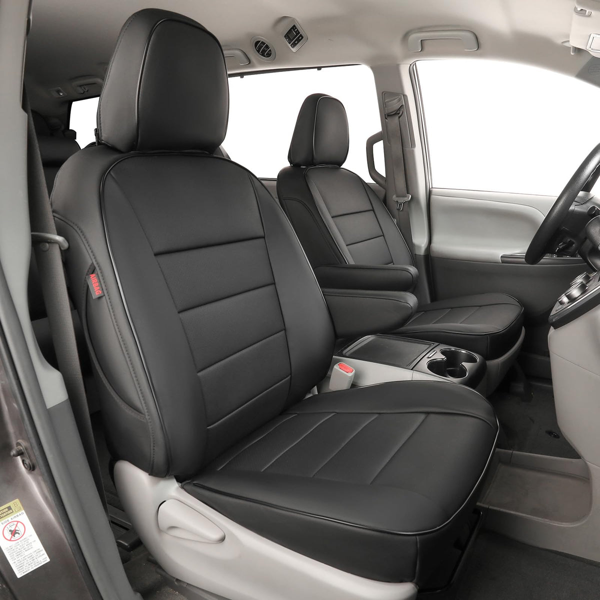 EKR car seat covers - Custom fit leatherette for Chrysler Pacifica Hybrid 2017-2023