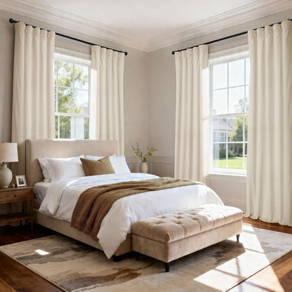 HPD blackout velvet curtain – heat and light blocking for bedroom or living room