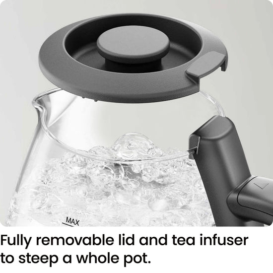 Chefman electric water boiler with tea infuser and boil-dry protection