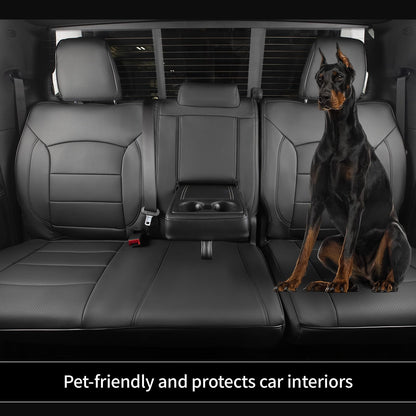EKR Ram 2500 seat covers - Custom fit faux leather full set for Dodge Ram 2500/3500 2012-2026