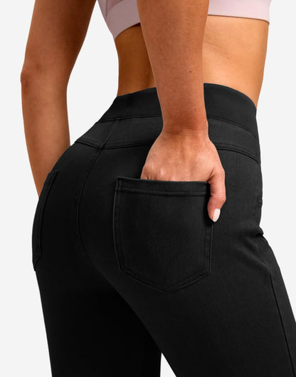 Rammus jeggings - High waisted stretchy denim pants with pockets