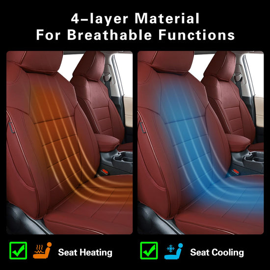 EKR Corolla seat cover — Custom fit faux leather for Toyota Corolla 2023-2026