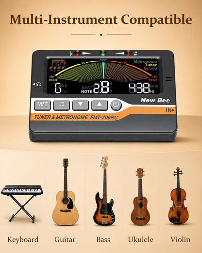 New bee 3 In 1 Digital Metronome Tuner Tone Generator