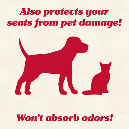 Vehicle seat cover — Gray child car seat protector