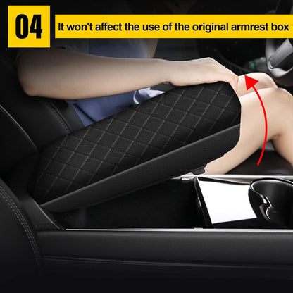 AOMSAZTO armrest pad for 2013-2016 Subaru Impreza console accessory