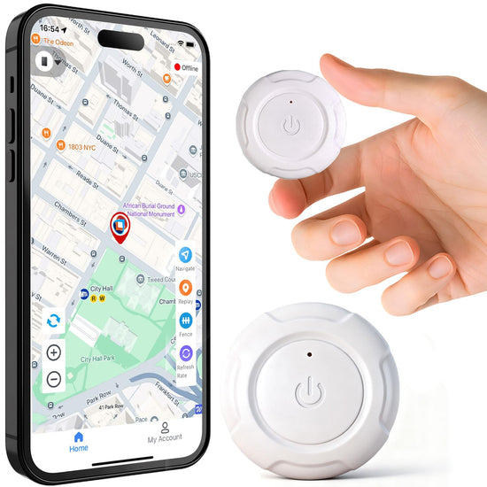 GPS tracker — no monthly subscription and waterproof design with magnetic mount