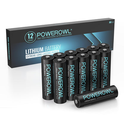 Lithium AA batteries — long-lasting power source for devices.