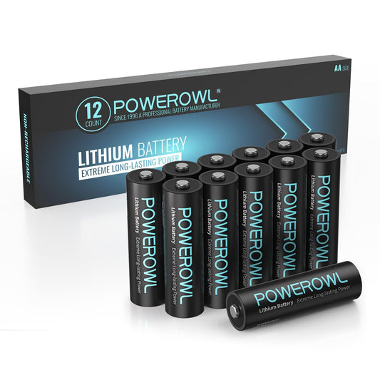 Lithium AA batteries — long-lasting power source for devices.
