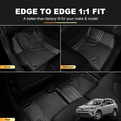 AOMSAZTO vehicle mat - Custom fit TPE cargo mat for 2013-2018 Toyota Rav4