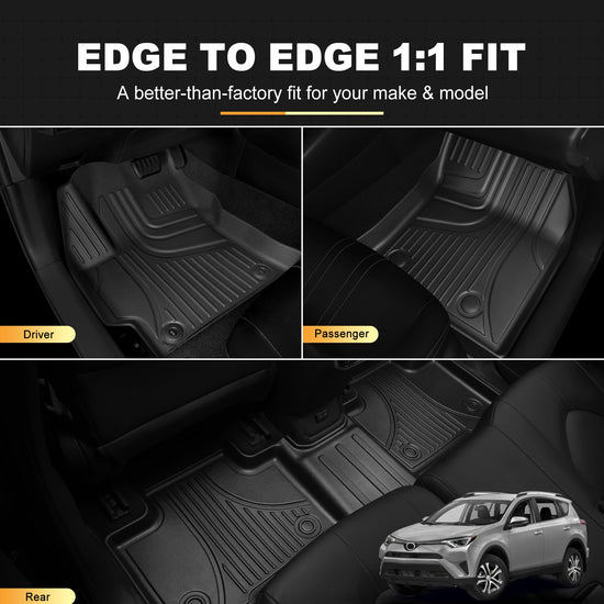 AOMSAZTO vehicle mat - Custom fit TPE cargo mat for 2013-2018 Toyota Rav4