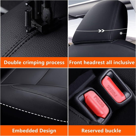 AOMSAZTO vehicle seat cover - Custom fit faux leather for Nissan Sentra 2020-2025