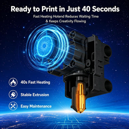 Entina Tina2 Plus 3D printer — fast 3D printing with auto leveling and WiFi
