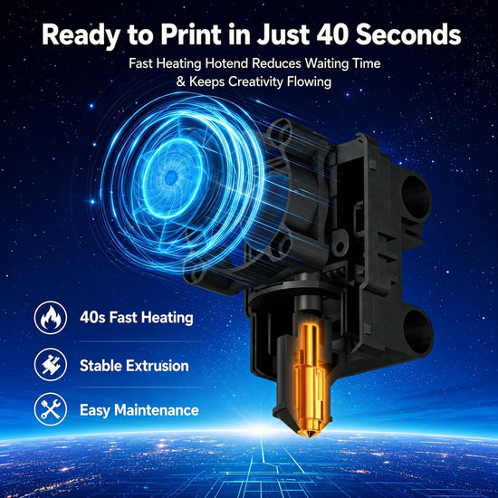 Entina Tina2 Plus 3D printer — fast 3D printing with auto leveling and WiFi