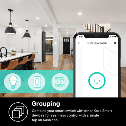 Kasa smart HS210 electronic switch — wall mount temperature control 120V copper