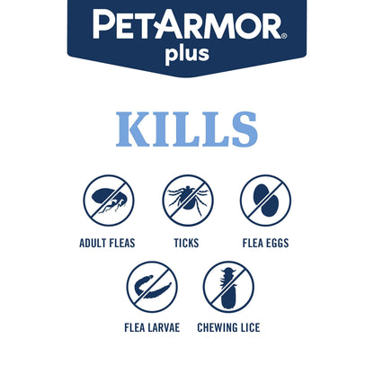 PetArmor Plus flea and tick prevention for dogs — effective protection formula