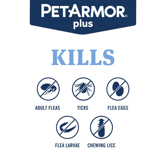PetArmor Plus flea and tick prevention for dogs — effective protection formula