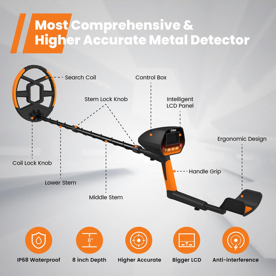 GoGonova metal detector for adults and kids - versatile for all ages
