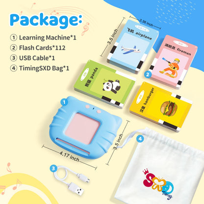 TimingSXD flash cards — bilingual talking for toddlers and beginners