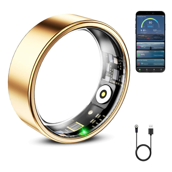 Mirlray smart ring — health tracker with blood oxygen and heart rate monitor