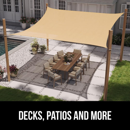 Shade sail — Heavy duty UV protection and breathable design by Gorilla Grip