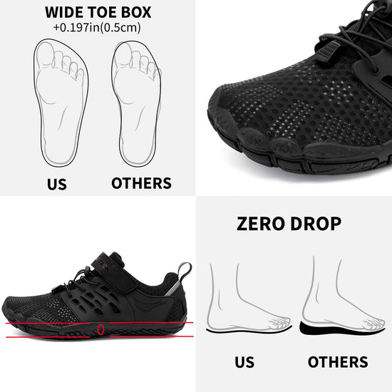 Barefoot shoes — Lightweight minimalist design for women in cross-training activities