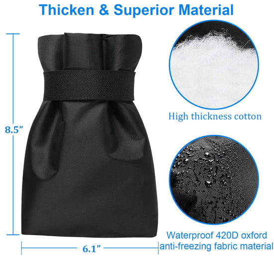 Storage cover — Upgraded waterproof outdoor faucet cover for freeze protection