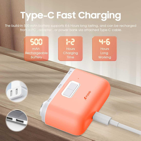 Electric nail clipper — 2 in-1 automatic trimmer and polisher with light