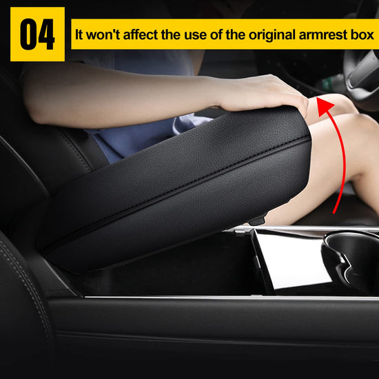 AOMSAZTO armrest console covers for Ford Explorer 2011-2019 in black