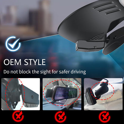 Onboard camera — 4K front and 1080P rear for Volvo XC40 2019-2022