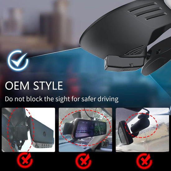 Onboard camera — 4K front and 1080P rear for Volvo XC40 2019-2022