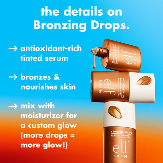 e.l.f. face shaping makeup — bronzing drops