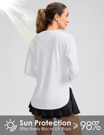 Shirt — UPF 50+ long sleeve UV protection for outdoor activities