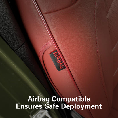 Vehicle seat cover — Custom fit faux leather for Jeep Wrangler 4XE 2023-2025