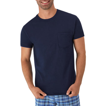 Hanes men's pocket t-shirt pack - cool and breathable cotton tees for men