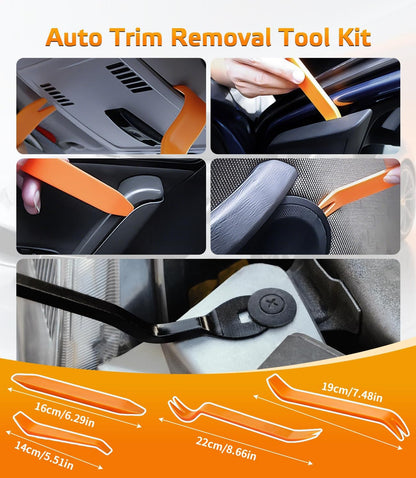 AUTOPDR Paintless Dent Removal Kit for Cars - Dent Puller Kit with Premium Dent Lifter, Strong Adhesion Glue Sticks & Puller Tabs, Removable T-bar Puller, PDR Kit for & Auto Body Dent Repair