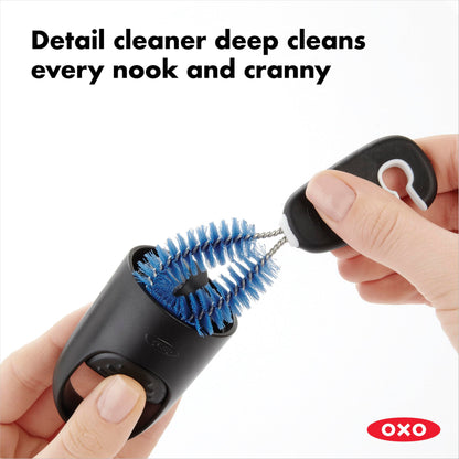 OXO cleaning brush — insulated tumbler with cleaning kit