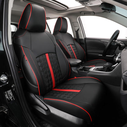 Vehicle seat cover — Custom leather protectors for Toyota RAV4 Limited Sport 2011-2012