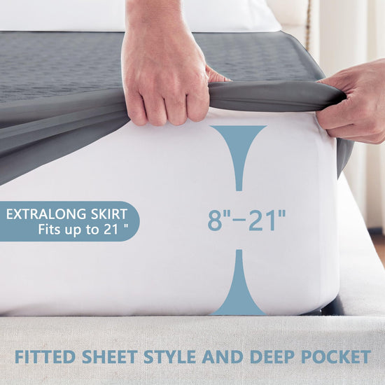 Waterproof mattress cover – ultra soft and breathable cooling design